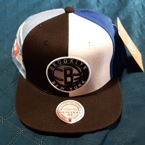 Brooklyn Nets Mitchell & Ness NBA 75th Anniversary What The? Snapback Hat